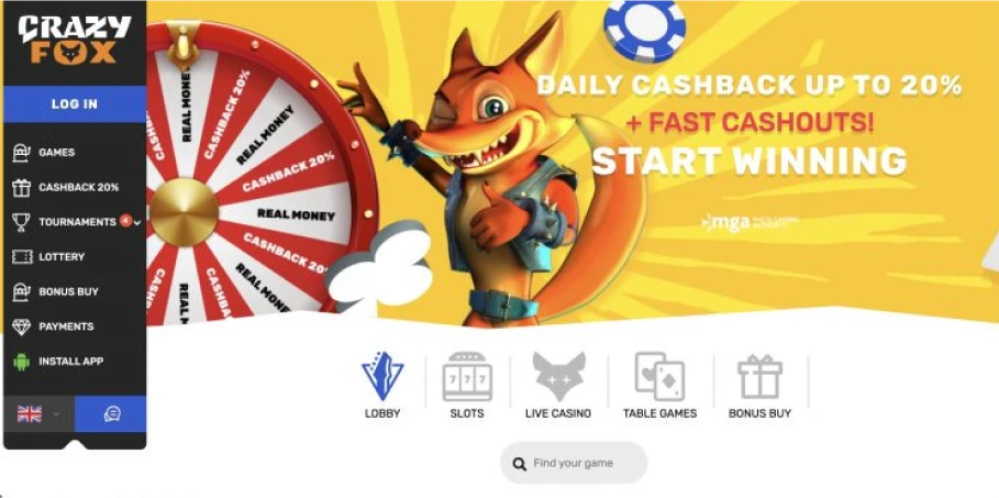 Crazy Fox casino